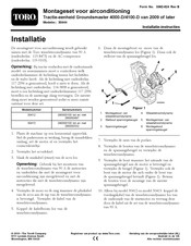 Toro Groundsmaster 4100-D Installatie-Instructies