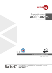 Satel ACSP-402 Gebruikershandleiding