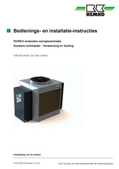 REMKO SQW 400 Trible Bedienings- En Installatiehandleiding