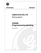 GE Aritech CS5500 Programmeerhandleiding