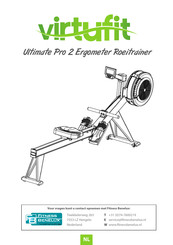 VirtuFit Ultimate Pro 2 Ergometer Roeitrainer Gebruiksaanwijzing