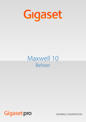 Gigaset Maxwell 10 Gebruiksaanwijzing