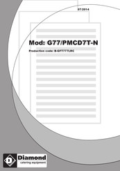 Diamond G77/PMCD7T-N Handleiding