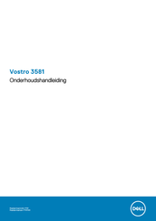 Dell Vostro 3581 Onderhoudshandleiding