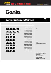 Genie GS-1530 Bedieningshandleiding