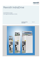 Bosch Rexroth IndraDrive HCS01 Series Gebruiksaanwijzing