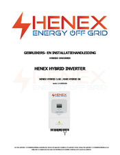 HENEX ENERGY OFF GRID HYBRID 5K Gebruikers- En Installatiehandleiding