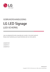 LG LSAQ009-S1 Gebruikershandleiding