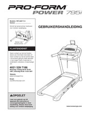 Pro-Form PETL98717.0 Gebruikershandleiding