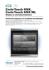 elsner elektronik Corlo Touch KNX WL Installatiehandleiding