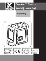 Kapro 862 Handleiding