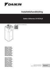 Daikin Altherma 3 R ECH2O EBSH11P30DF Installatiehandleiding