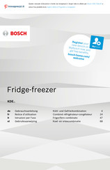 Bosch KDE Series Gebruiksaanwijzing