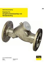 Viega Easytop XL 2239.4XL Gebruiksaanwijzing