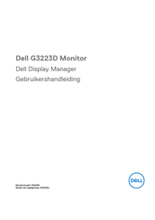 Dell G3223Dc Gebruikershandleiding