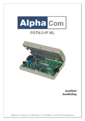 Alphacom PSTN-2-IP ML Installatiehandleiding