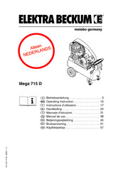 Elektra Beckum Mega 715 D Handleiding