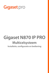 Gigaset N870E IP PRO Installatiehandleiding