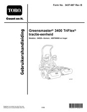 Toro Greensmaster 3400 TriFlex Gebruikershandleiding