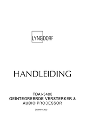 Lyngdorf TDAI-3400 Handleiding