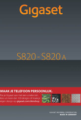 Gigaset S820A Touch & Type Handleiding