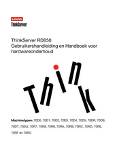 Lenovo ThinkServer RD650 Gebruikershandleiding