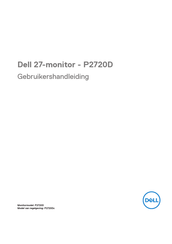 Dell P2720DC Gebruikershandleiding