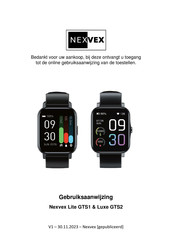 NEXVEX Luxe GTS2 Gebruiksaanwijzing