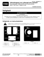 Toro 316000001 Installatie-Instructies