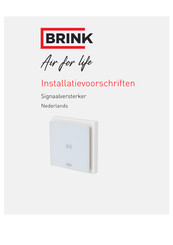 Brink Signaalversterker Installatievoorschriften