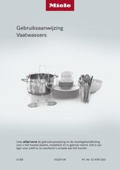 Miele G 7137 Gebruiksaanwijzing