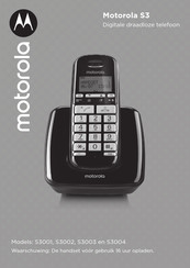 Motorola S3004 Gebruiksaanwijzing