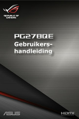 ASus PG278QE Gebruikershandleiding