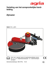 Agria 9646 111 Vertaling Van Het Oorspronkelijke Handleiding