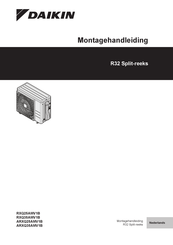 Daikin RXQ25AMV1B Montagehandleiding