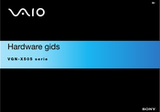 Sony Vaio VGN-X505 Series Hardware-Installatiegids