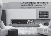 M Design LUNA DIAMOND RINCONERO 800 DC Installatievoorschrift En Gebruiksaanwijzing