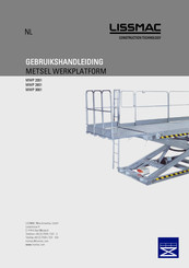 Lissmac MWP 2001 Gebruikershandleiding