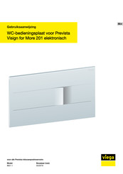 Viega Prevista Visign for More 201 8621.1 Gebruiksaanwijzing