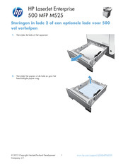 HP LaserJet Enterprise flow MFP M525 Korte Handleiding