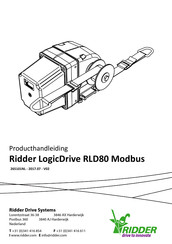 Ridder LogicDrive RLD80 Modbus Producthandleiding