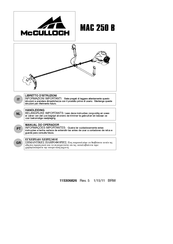 McCulloch MAC 250 B Handleiding