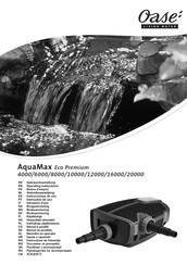 Oase AquaMAX Eco Premium 20000 Gebruiksaanwijzing