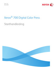 Xerox 700 Digital Color Press Handleiding