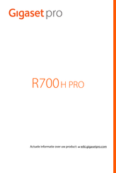 Gigaset R700 H PRO Gebruiksaanwijzing