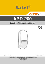 Satel abax2 APD-200 Gebruiksaanwijzing