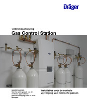 Dräger Gas Control Station Gebruiksaanwijzing