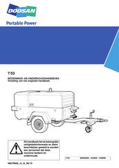 Doosan 7/53 Bedienings- En Onderhoudshandleiding