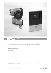 KROHNE IFC 300 Snelle Start