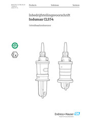 Endress+Hauser Indumax CLS54 Gebruiksaanwijzing